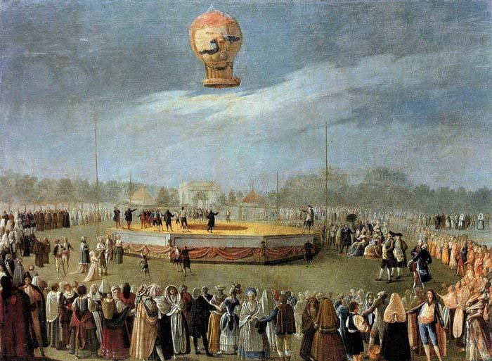 Carnicero, Antonio Ascent of the Balloon in the Presence of Charles IV and his Court Germany oil painting art